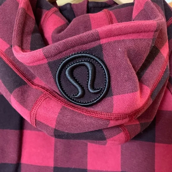 RARE Plaid Lululemon Scuba Hoodie - Picture 3 of 11